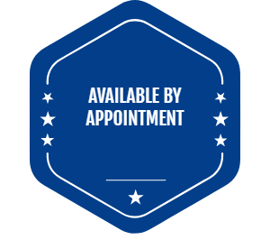 Available by Appointment badge