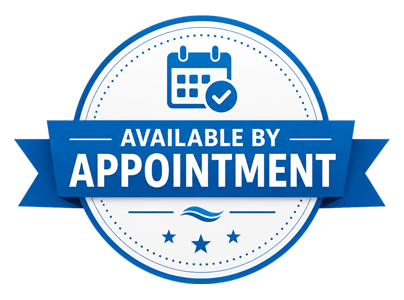Available by Appointment badge